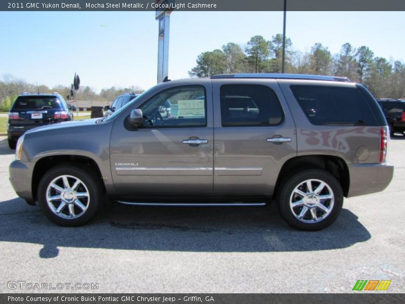 Mocha Steel Metallic / Cocoa/Light Cashmere 2011 GMC Yukon Denali