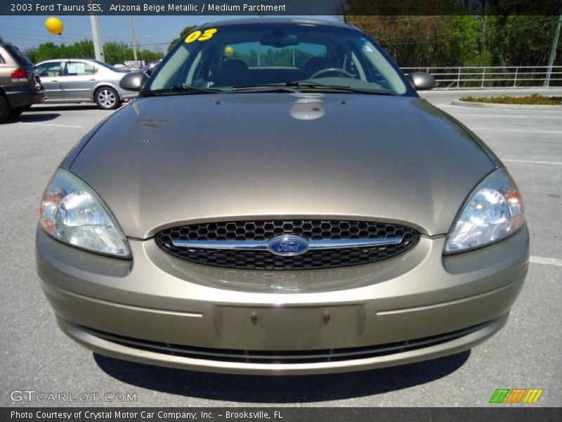 Arizona Beige Metallic / Medium Parchment 2003 Ford Taurus SES