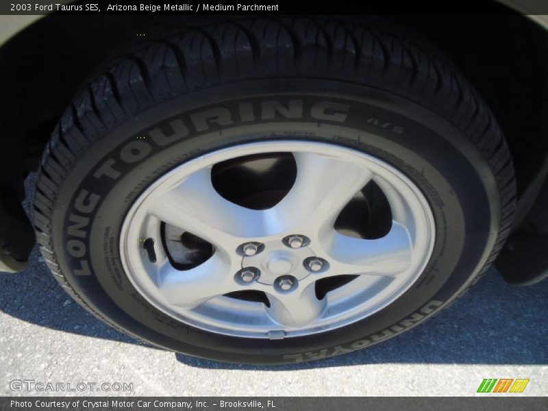 Arizona Beige Metallic / Medium Parchment 2003 Ford Taurus SES