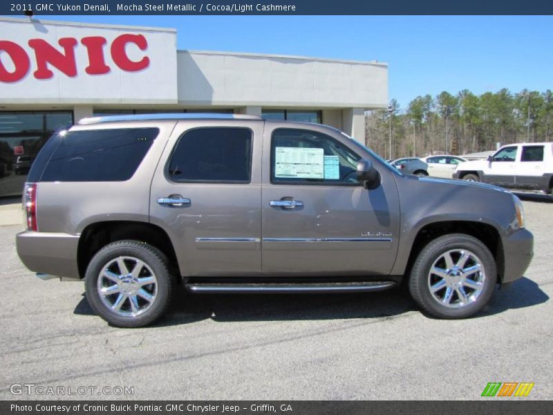Mocha Steel Metallic / Cocoa/Light Cashmere 2011 GMC Yukon Denali