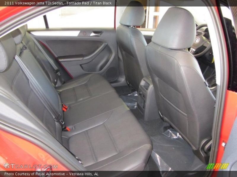 Tornado Red / Titan Black 2011 Volkswagen Jetta TDI Sedan