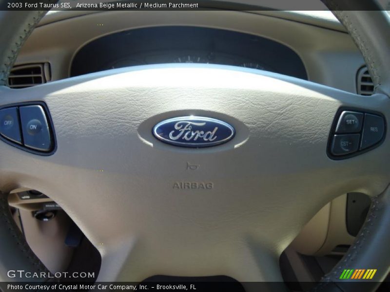 Arizona Beige Metallic / Medium Parchment 2003 Ford Taurus SES