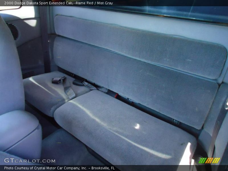 Flame Red / Mist Gray 2000 Dodge Dakota Sport Extended Cab
