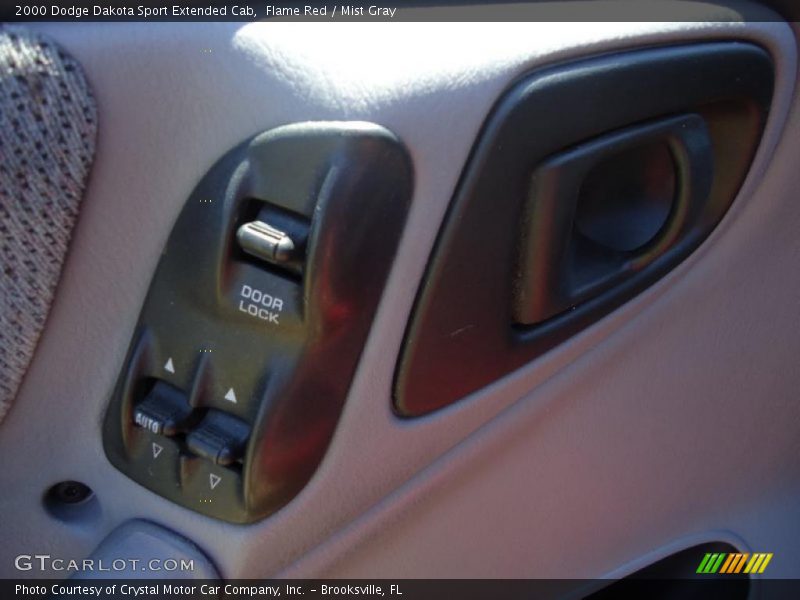 Flame Red / Mist Gray 2000 Dodge Dakota Sport Extended Cab