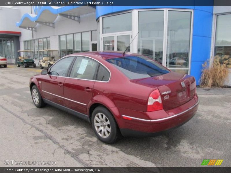 Colorado Red Pearl / Beige 2003 Volkswagen Passat GLS Sedan