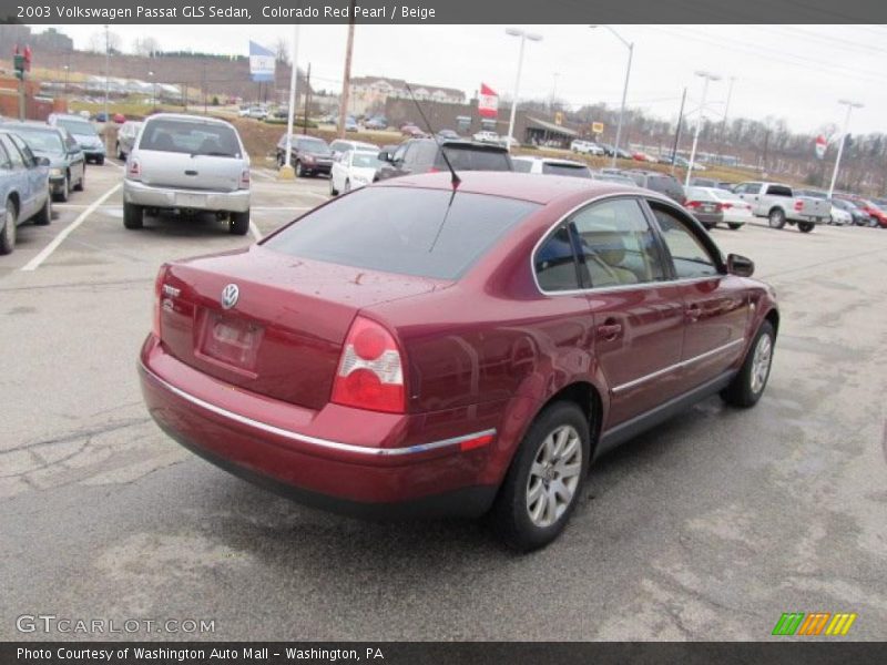 Colorado Red Pearl / Beige 2003 Volkswagen Passat GLS Sedan