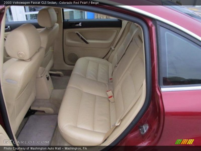 Colorado Red Pearl / Beige 2003 Volkswagen Passat GLS Sedan