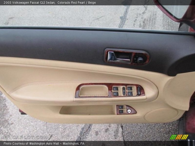 Colorado Red Pearl / Beige 2003 Volkswagen Passat GLS Sedan
