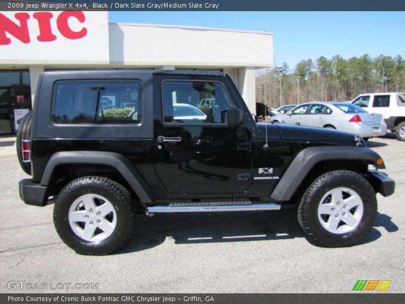 Black / Dark Slate Gray/Medium Slate Gray 2009 Jeep Wrangler X 4x4