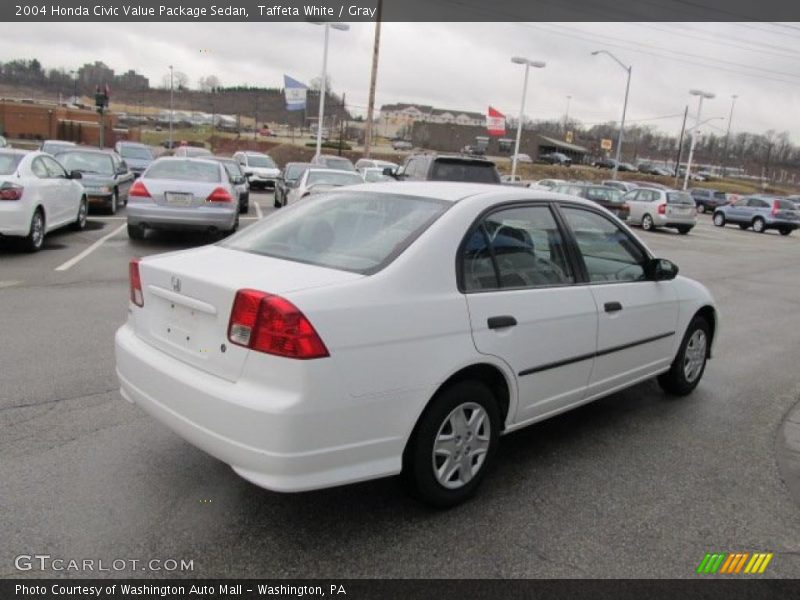 Taffeta White / Gray 2004 Honda Civic Value Package Sedan