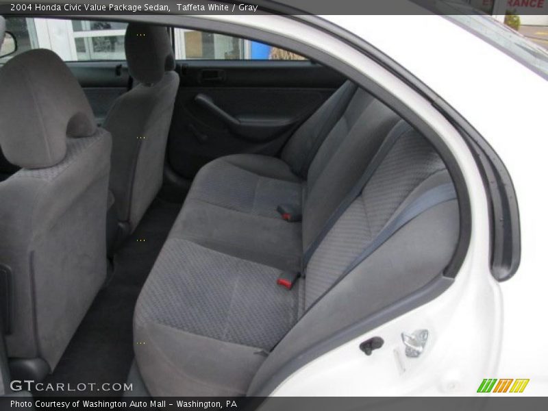 Taffeta White / Gray 2004 Honda Civic Value Package Sedan