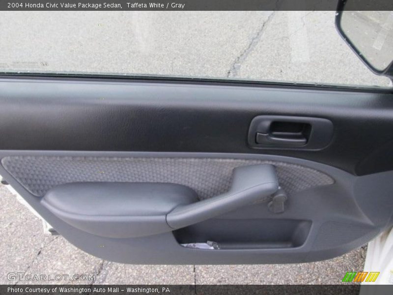 Taffeta White / Gray 2004 Honda Civic Value Package Sedan
