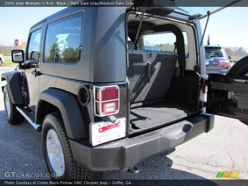 Black / Dark Slate Gray/Medium Slate Gray 2009 Jeep Wrangler X 4x4