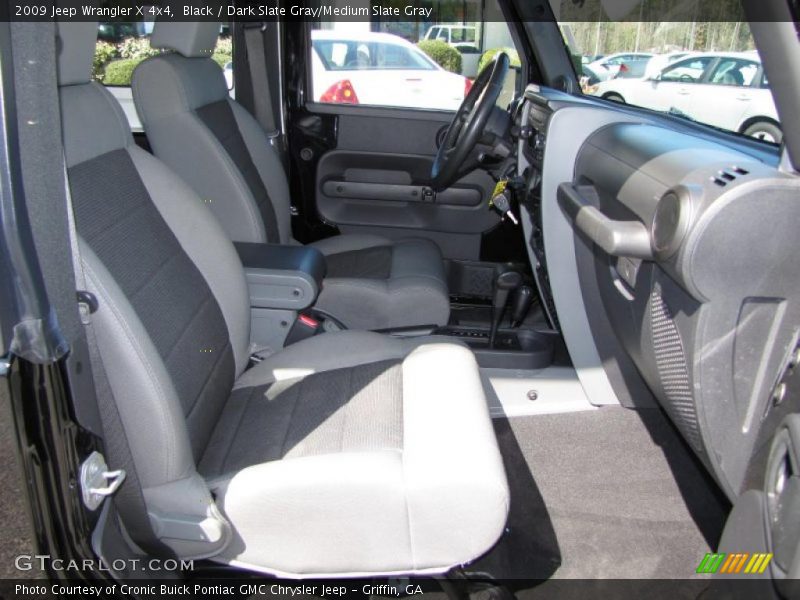 Black / Dark Slate Gray/Medium Slate Gray 2009 Jeep Wrangler X 4x4