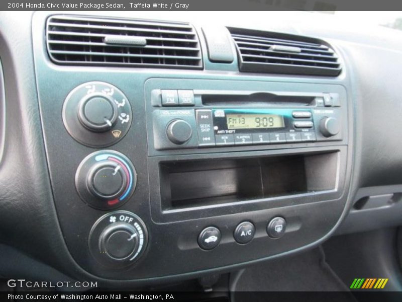 Taffeta White / Gray 2004 Honda Civic Value Package Sedan