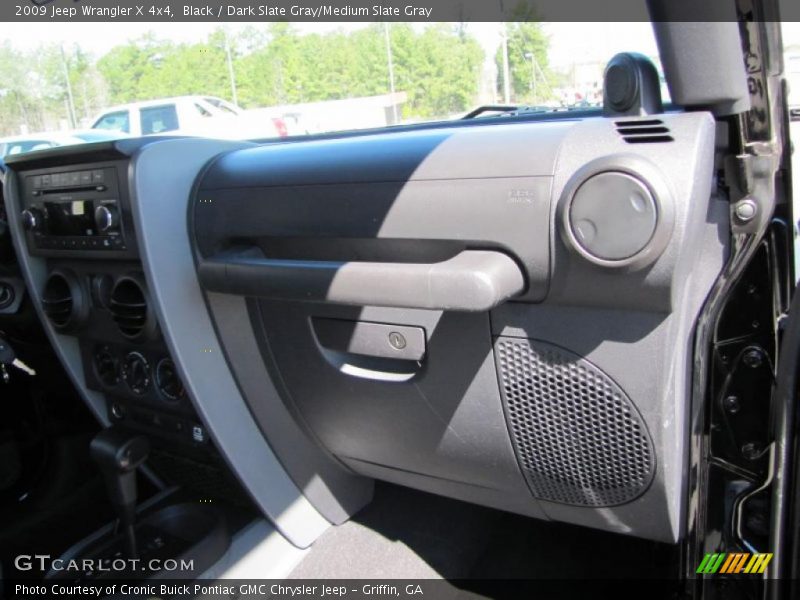 Black / Dark Slate Gray/Medium Slate Gray 2009 Jeep Wrangler X 4x4