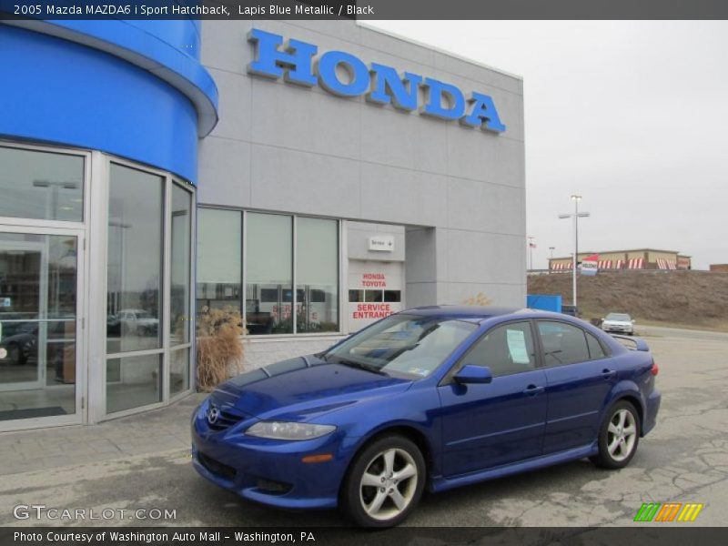 Lapis Blue Metallic / Black 2005 Mazda MAZDA6 i Sport Hatchback