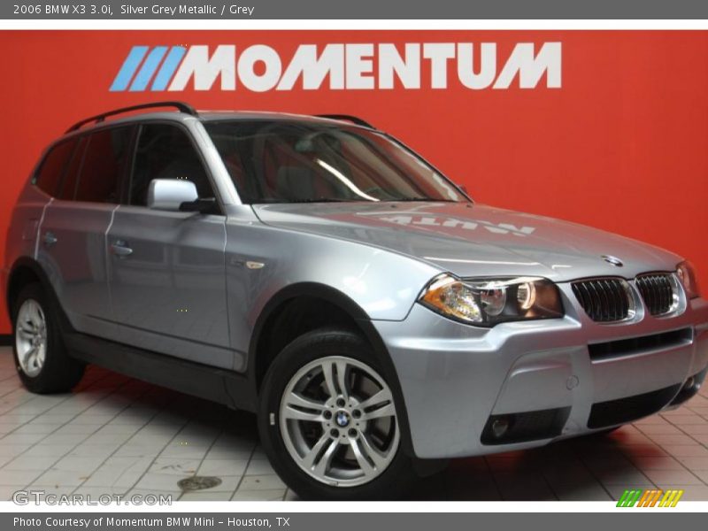 Silver Grey Metallic / Grey 2006 BMW X3 3.0i