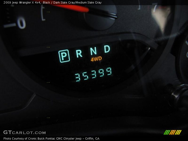 Black / Dark Slate Gray/Medium Slate Gray 2009 Jeep Wrangler X 4x4
