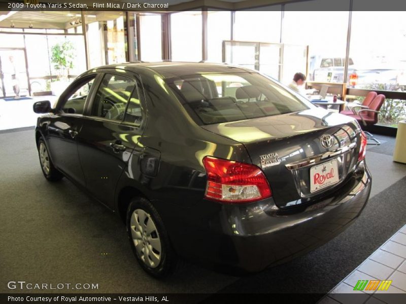 Flint Mica / Dark Charcoal 2009 Toyota Yaris S Sedan