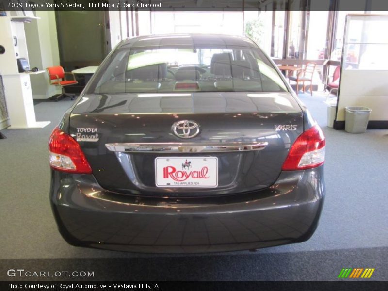 Flint Mica / Dark Charcoal 2009 Toyota Yaris S Sedan