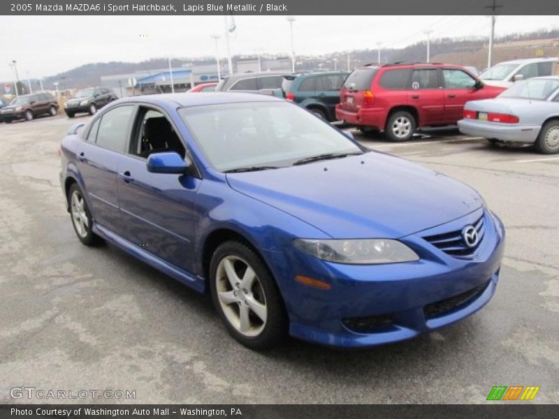 Lapis Blue Metallic / Black 2005 Mazda MAZDA6 i Sport Hatchback