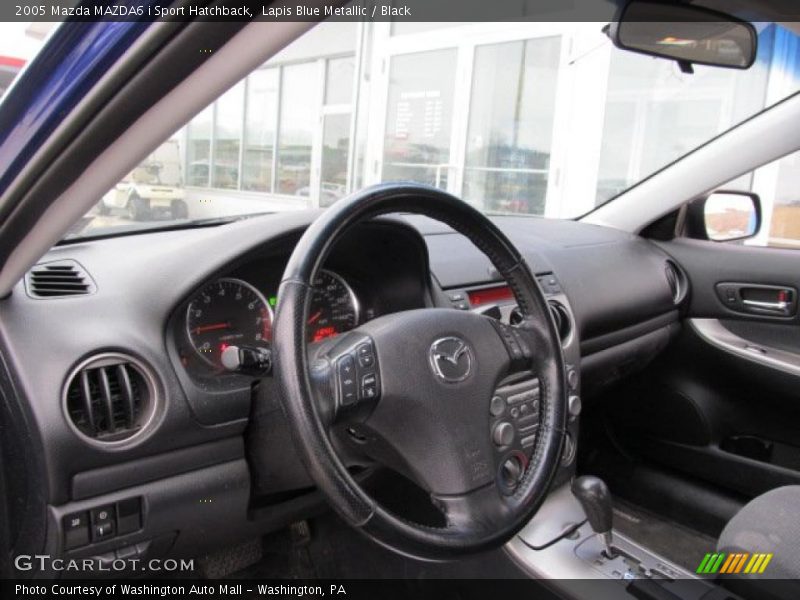Lapis Blue Metallic / Black 2005 Mazda MAZDA6 i Sport Hatchback
