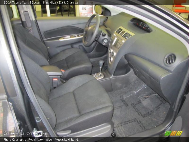 Flint Mica / Dark Charcoal 2009 Toyota Yaris S Sedan