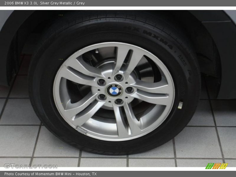 Silver Grey Metallic / Grey 2006 BMW X3 3.0i