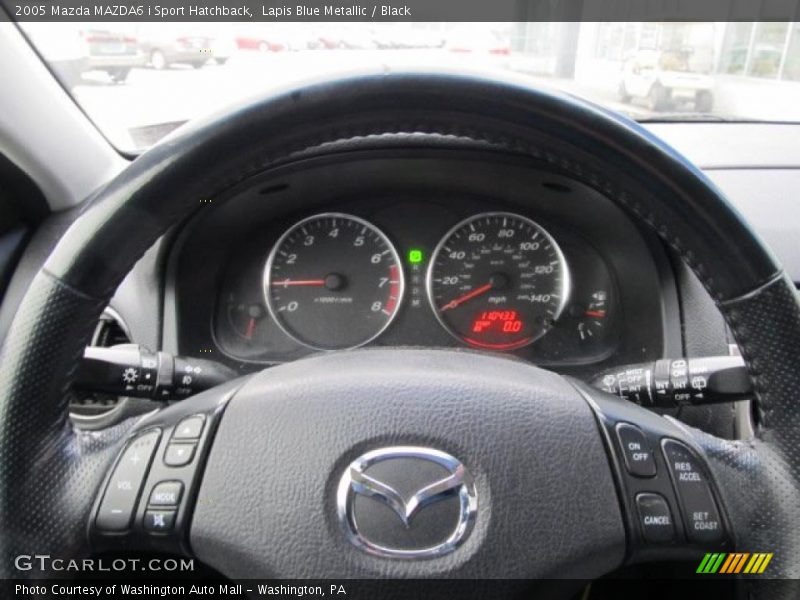 Lapis Blue Metallic / Black 2005 Mazda MAZDA6 i Sport Hatchback