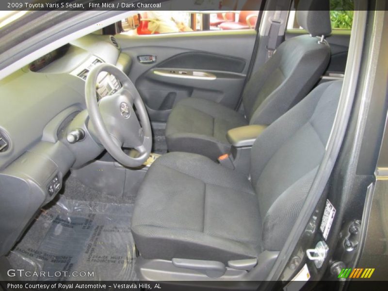 Flint Mica / Dark Charcoal 2009 Toyota Yaris S Sedan