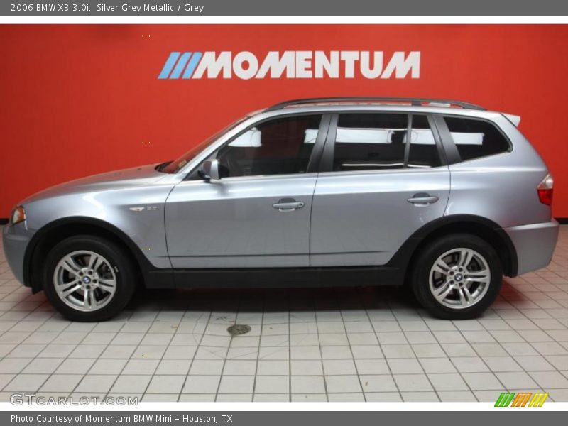 Silver Grey Metallic / Grey 2006 BMW X3 3.0i