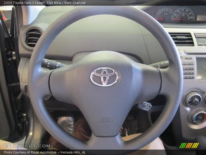 Flint Mica / Dark Charcoal 2009 Toyota Yaris S Sedan