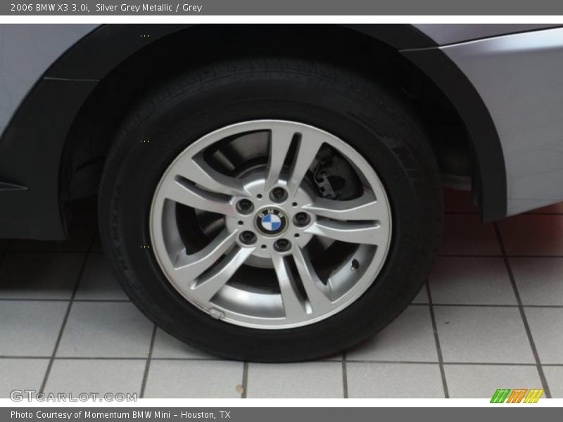 Silver Grey Metallic / Grey 2006 BMW X3 3.0i