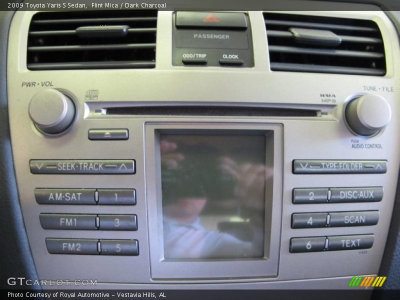 Flint Mica / Dark Charcoal 2009 Toyota Yaris S Sedan
