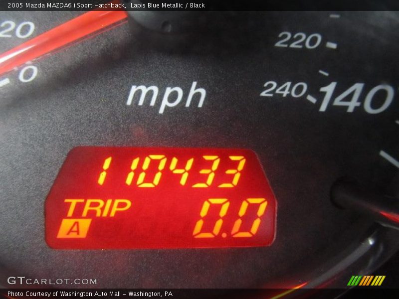 Lapis Blue Metallic / Black 2005 Mazda MAZDA6 i Sport Hatchback