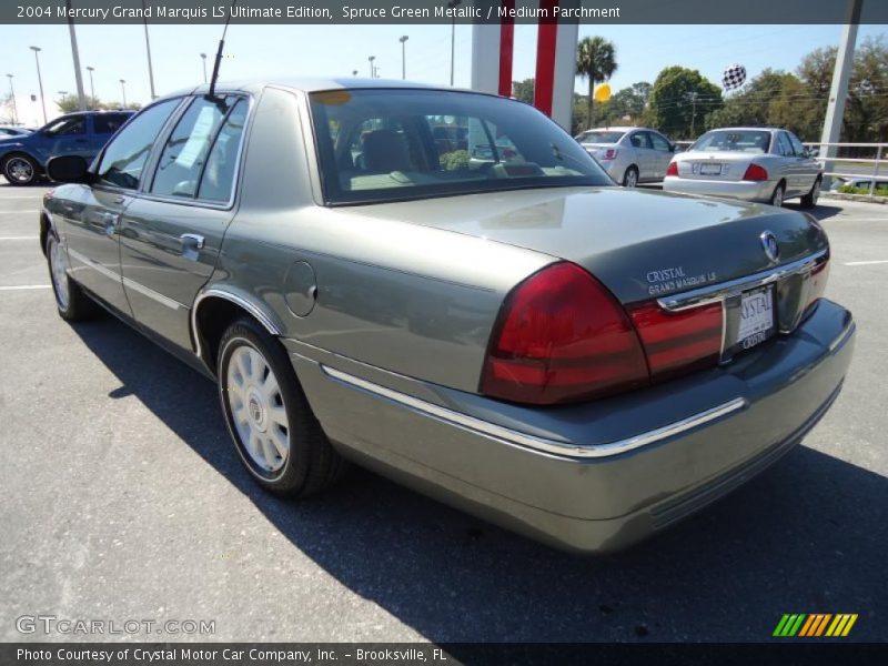 Spruce Green Metallic / Medium Parchment 2004 Mercury Grand Marquis LS Ultimate Edition