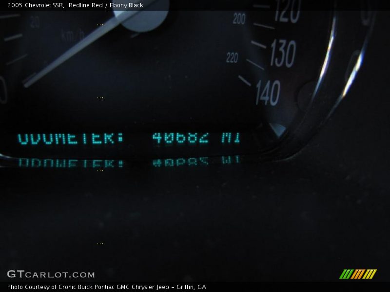 Redline Red / Ebony Black 2005 Chevrolet SSR