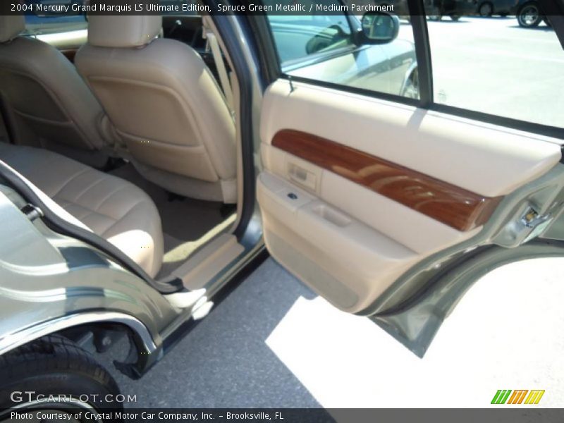Spruce Green Metallic / Medium Parchment 2004 Mercury Grand Marquis LS Ultimate Edition