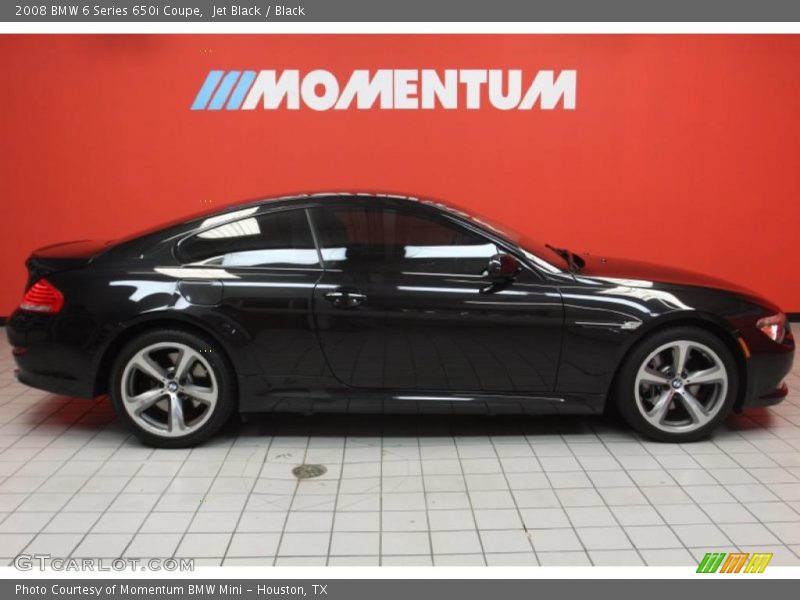 Jet Black / Black 2008 BMW 6 Series 650i Coupe