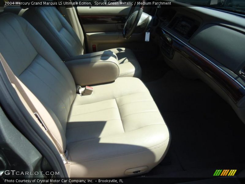 Spruce Green Metallic / Medium Parchment 2004 Mercury Grand Marquis LS Ultimate Edition