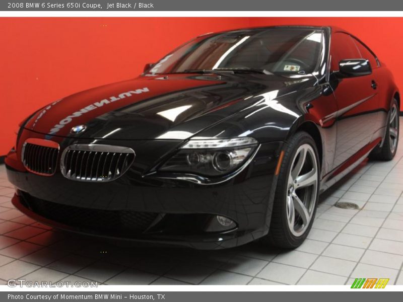 Jet Black / Black 2008 BMW 6 Series 650i Coupe