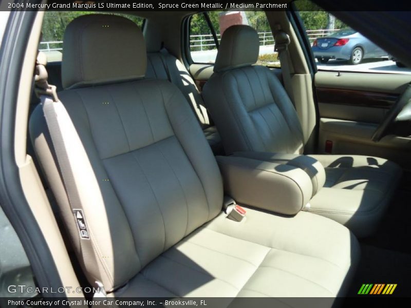 Spruce Green Metallic / Medium Parchment 2004 Mercury Grand Marquis LS Ultimate Edition