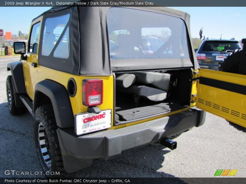 Detonator Yellow / Dark Slate Gray/Medium Slate Gray 2009 Jeep Wrangler X 4x4