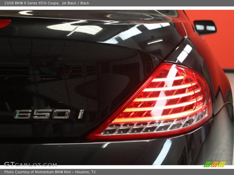 Jet Black / Black 2008 BMW 6 Series 650i Coupe