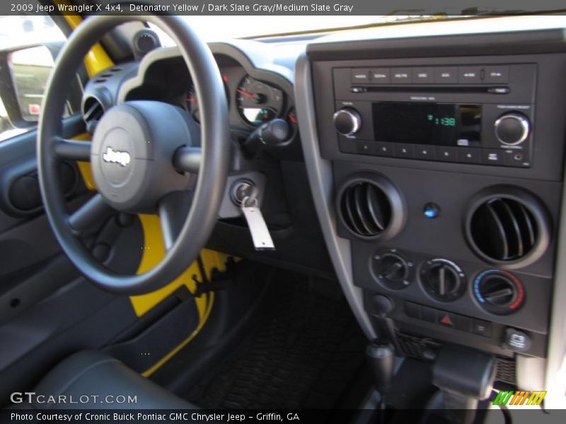 Detonator Yellow / Dark Slate Gray/Medium Slate Gray 2009 Jeep Wrangler X 4x4