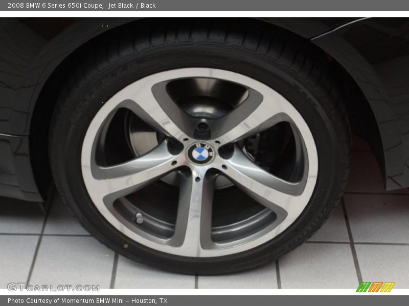 Jet Black / Black 2008 BMW 6 Series 650i Coupe