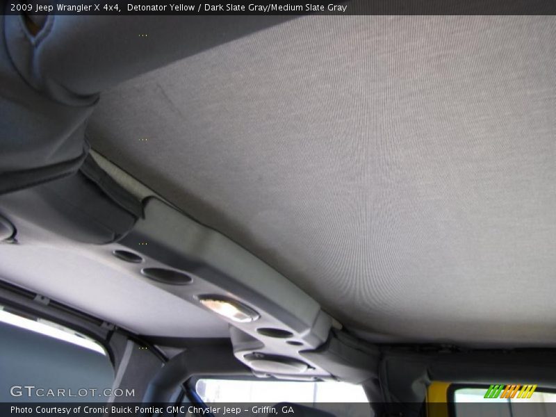 Detonator Yellow / Dark Slate Gray/Medium Slate Gray 2009 Jeep Wrangler X 4x4