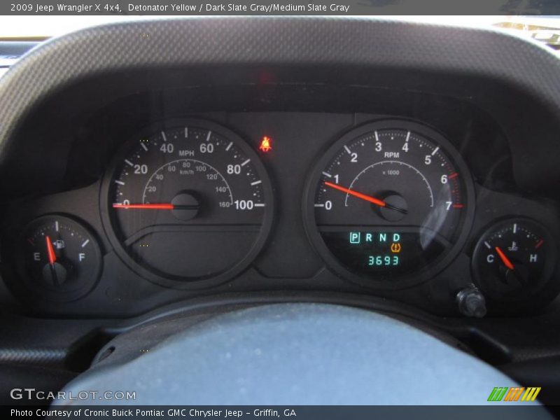  2009 Wrangler X 4x4 X 4x4 Gauges