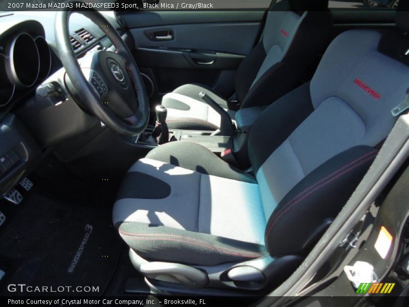  2007 MAZDA3 MAZDASPEED3 Sport Gray/Black Interior